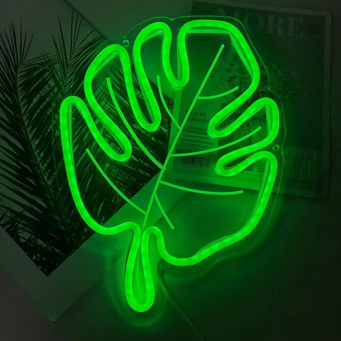 "Monstera Leaf" Neon Sign Medium(11"*8")