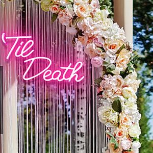 "Til Death" Neon Sign