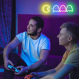 "Chasing Ghosts, Gamer Room Wall Art" Neon Sign