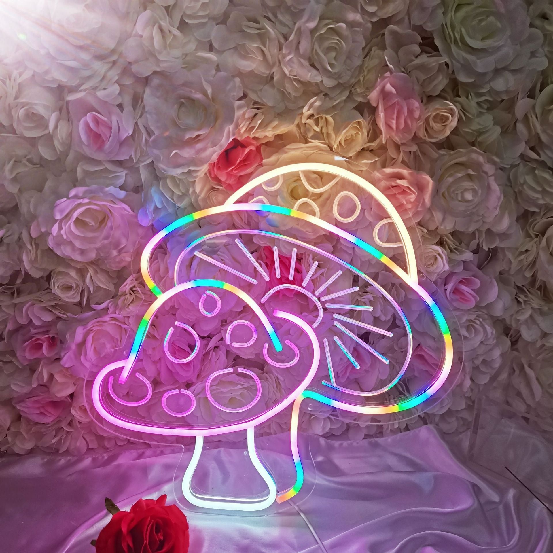 "Large Mushroom" Neon Sign