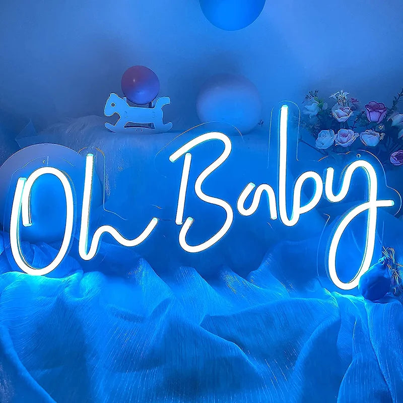 "Oh Baby" Neon Sign